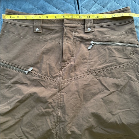 Athleta Tear Away B4 You Play Olive Green Skirt Size Medium - Picture 3 of 6